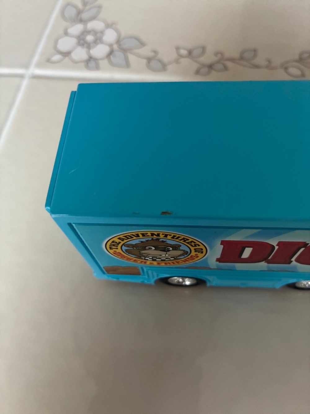 Nascar Blue 'Digger' Semi Truck Trailer Toy - Picture 4 of 7